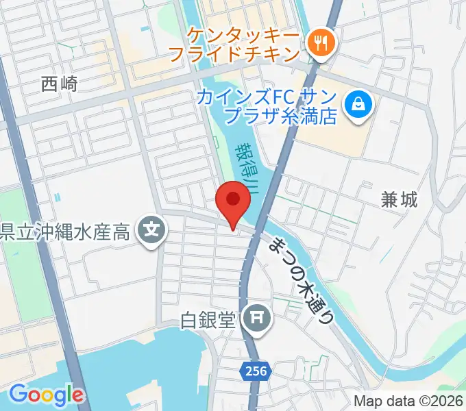 森の音楽館の地図