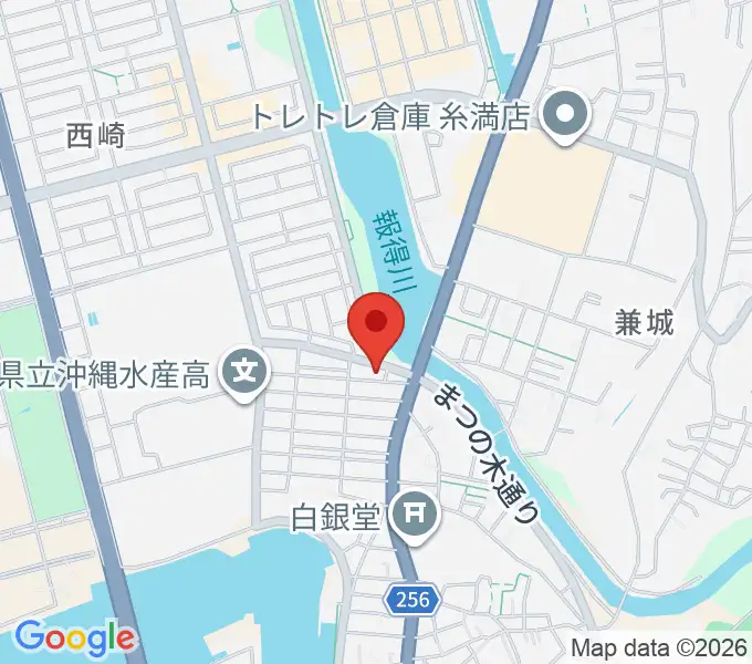 森の音楽館の地図