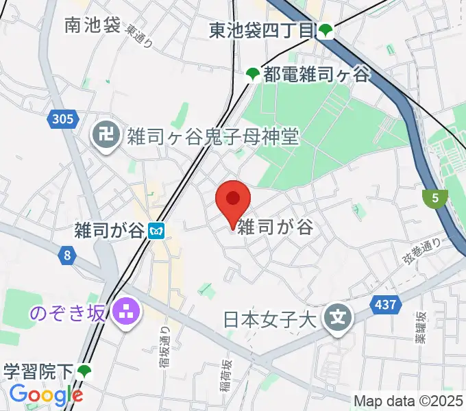 ギター専門店FANA東京の地図