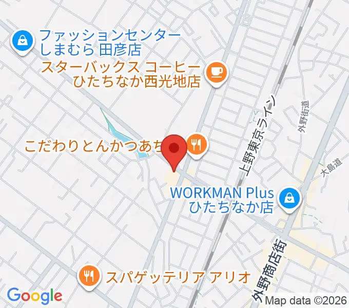 スタジオ音楽工房の地図