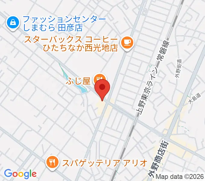 スタジオ音楽工房の地図