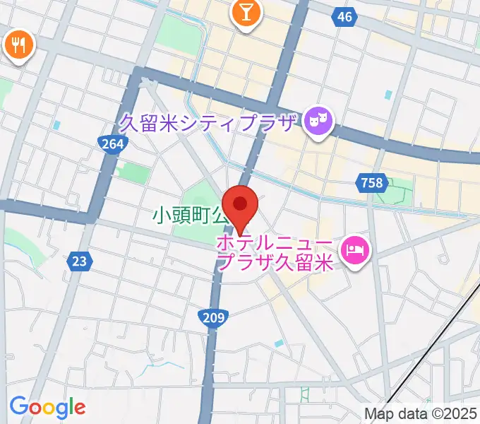 ピアノレッスンスタジオ シュラブルの地図