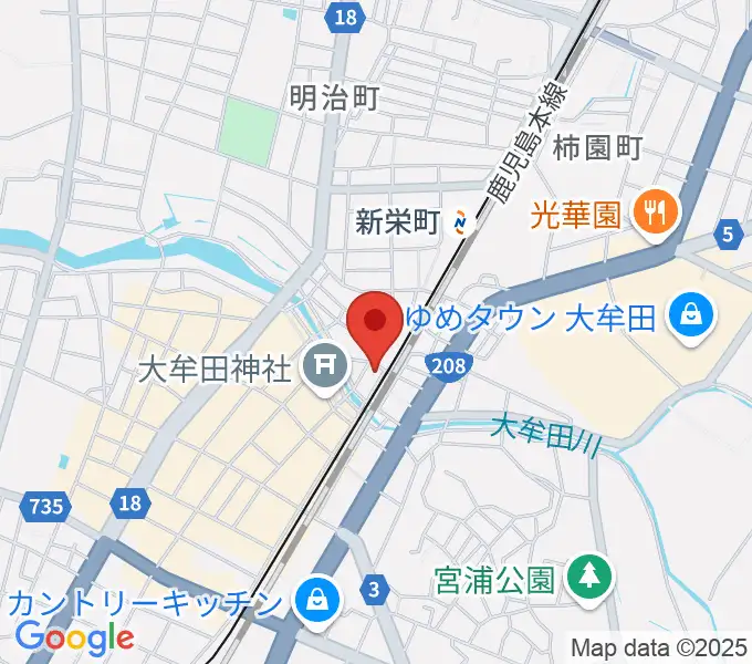 アイ＆カルチャ大牟田の地図