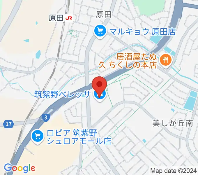 アイ＆カルチャ筑紫野の地図