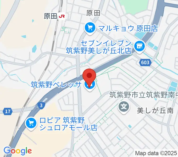 アイ＆カルチャ筑紫野の地図