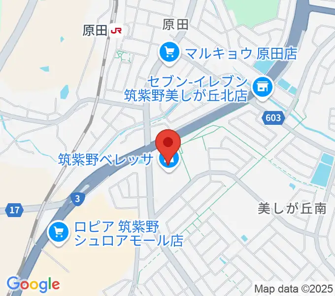 アイ＆カルチャ筑紫野の地図