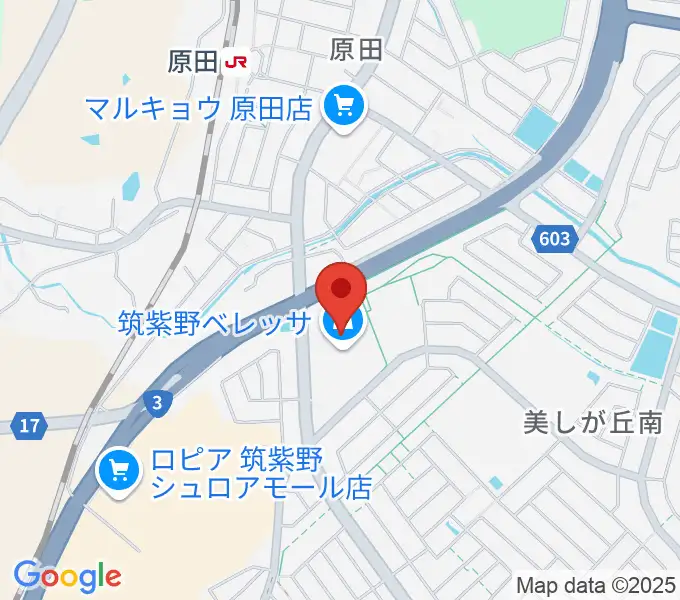 アイ＆カルチャ筑紫野の地図