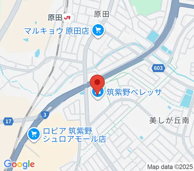 アイ＆カルチャ筑紫野の地図