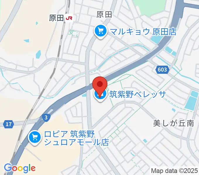 アイ＆カルチャ筑紫野の地図
