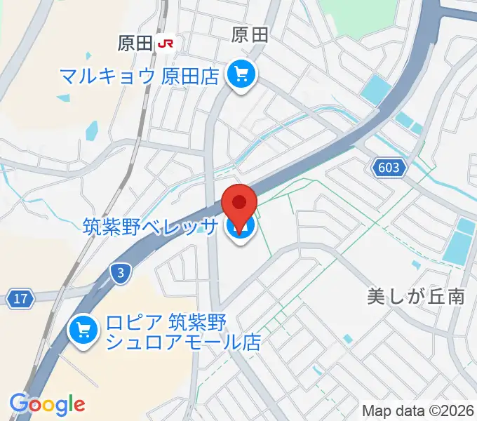 アイ＆カルチャ筑紫野の地図