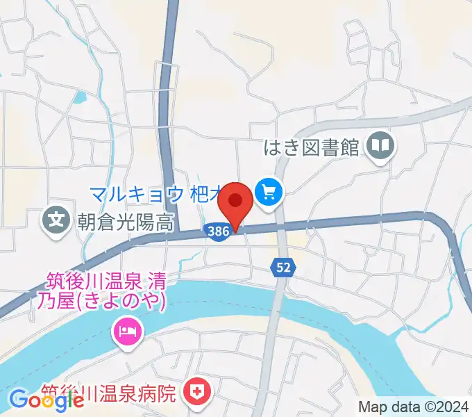 マツカワ楽器の地図