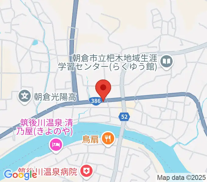 マツカワ楽器の地図