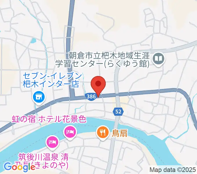 マツカワ楽器の地図