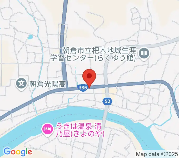 マツカワ楽器の地図