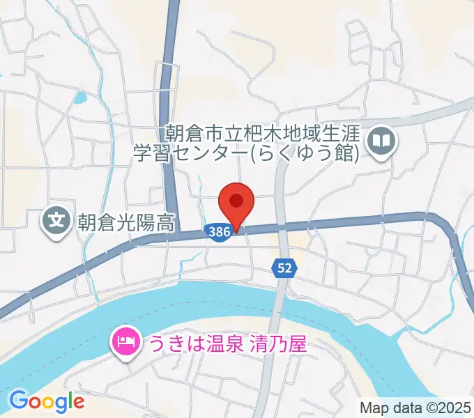 マツカワ楽器の地図