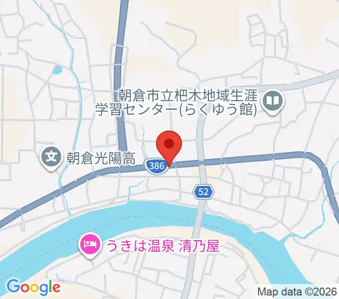 マツカワ楽器の地図