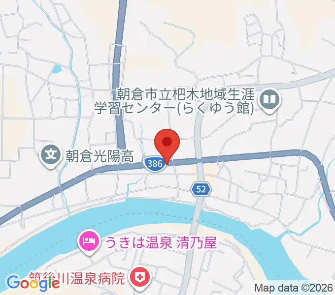 マツカワ楽器の地図