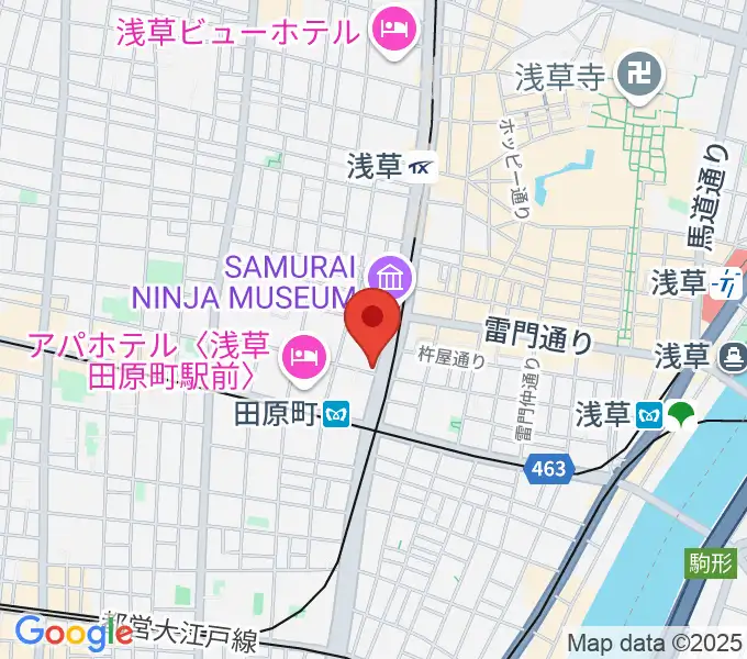 コマキ楽器 ジャパンパーカッションセンターの地図