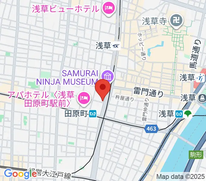 コマキ楽器 ジャパンパーカッションセンターの地図