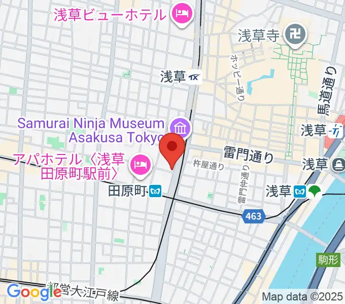 コマキ楽器 ジャパンパーカッションセンターの地図