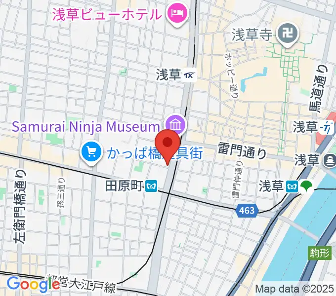 コマキ楽器 ジャパンパーカッションセンターの地図