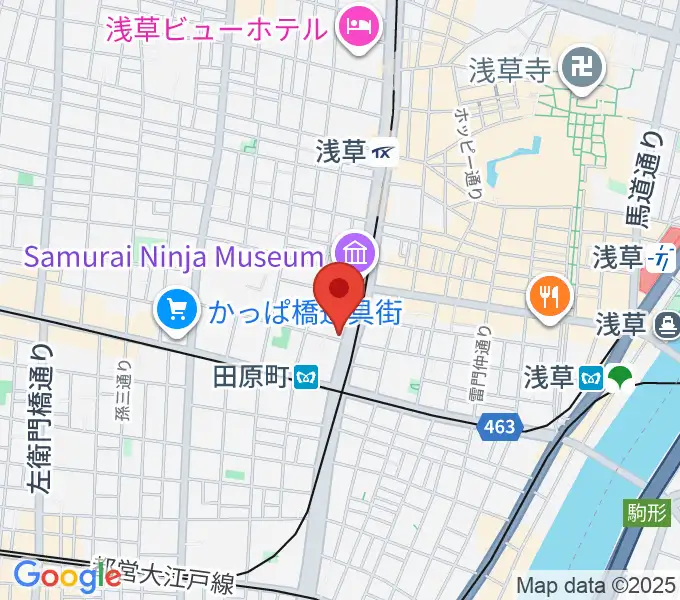 コマキ楽器 ジャパンパーカッションセンターの地図