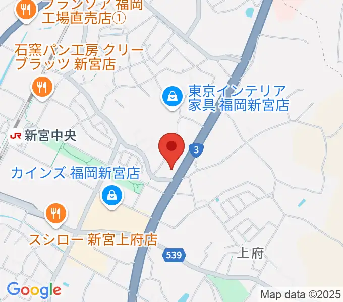 MUSIC STUDIO BEBOPの地図
