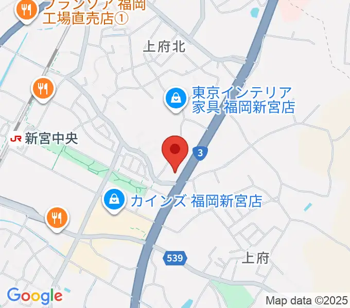 MUSIC STUDIO BEBOPの地図