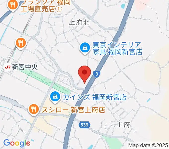 MUSIC STUDIO BEBOPの地図