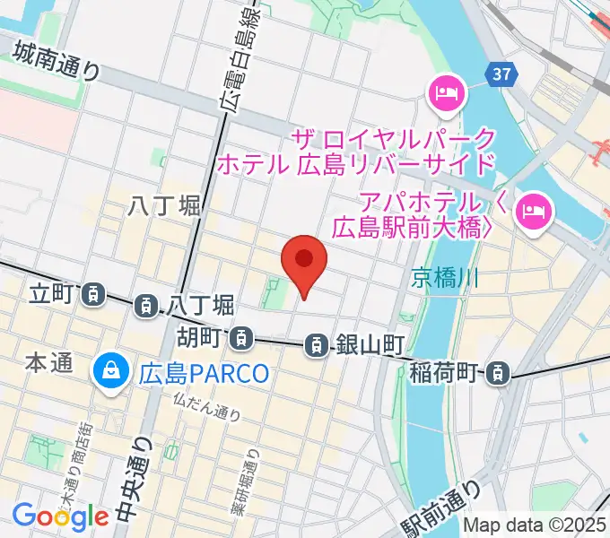 二胡音楽院の地図