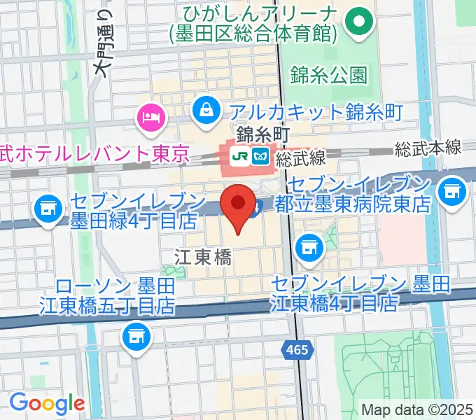 島村楽器 丸井錦糸町クラシック店の地図