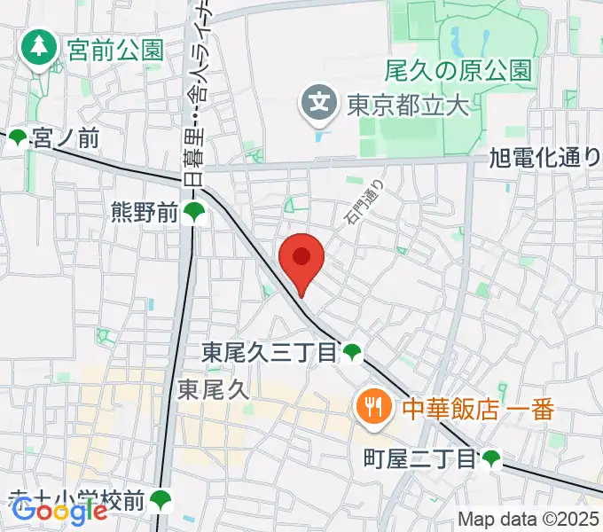 三味線かとうの地図
