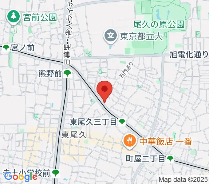 三味線かとうの地図