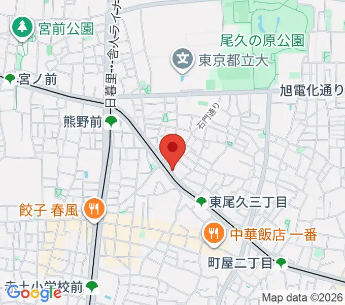 三味線かとうの地図