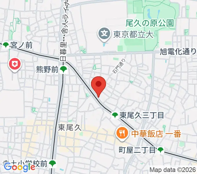 三味線かとうの地図