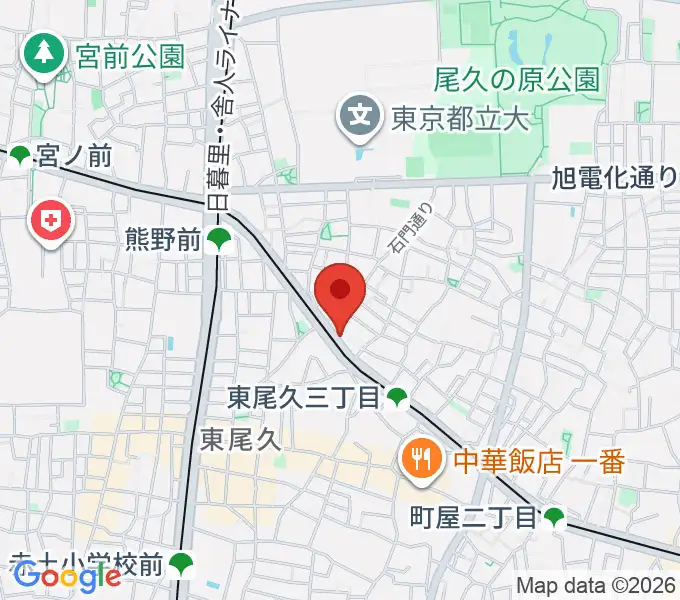 三味線かとうの地図