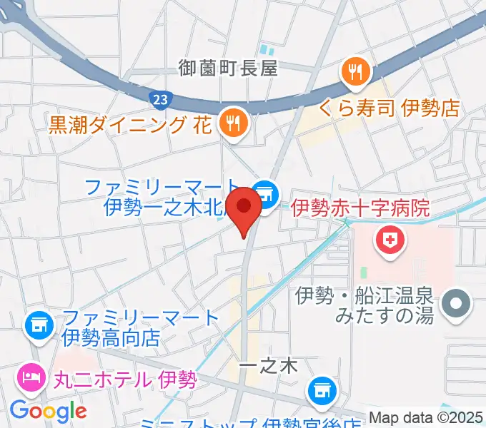 ETUDEドラム教室の地図