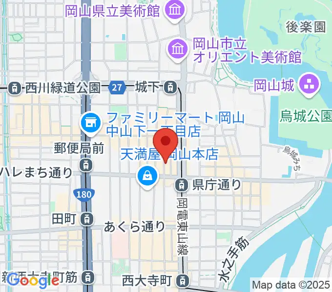 岡山イマージュの地図