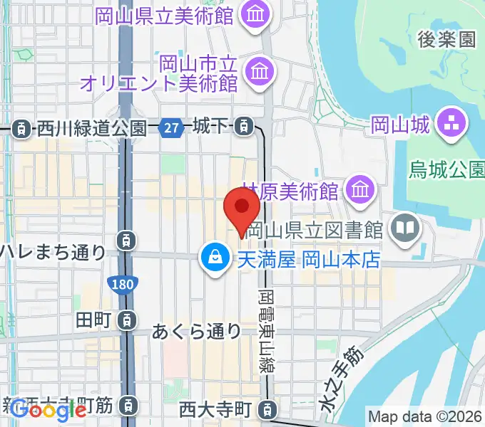 岡山イマージュの地図