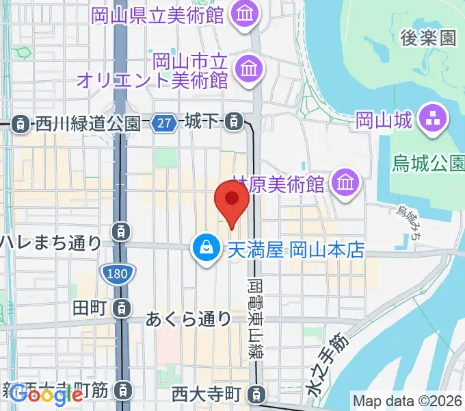 岡山イマージュの地図