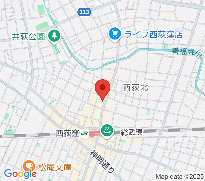 STUDIO UENの地図