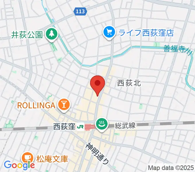 STUDIO UENの地図