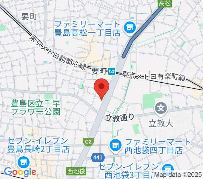黒坂音楽工房の地図