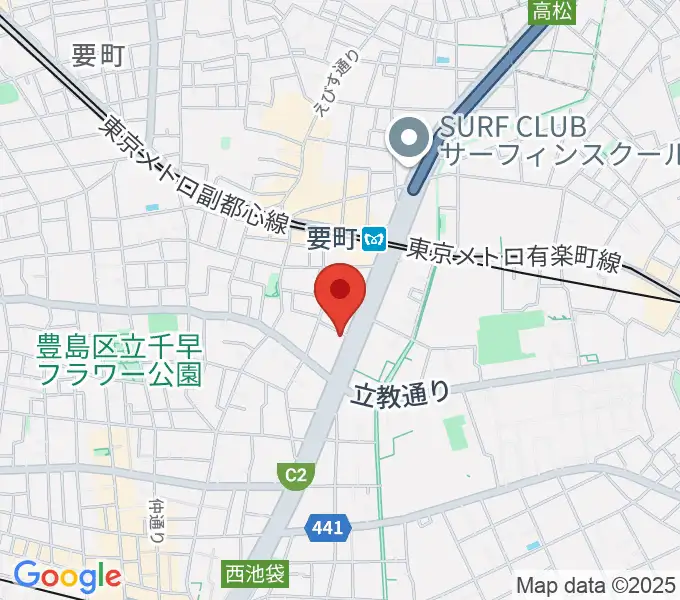 黒坂音楽工房の地図