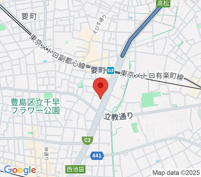 黒坂音楽工房の地図