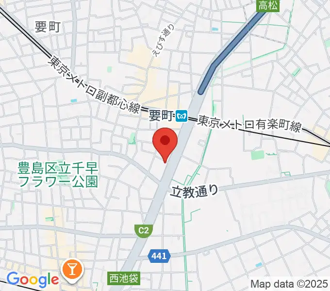 黒坂音楽工房の地図