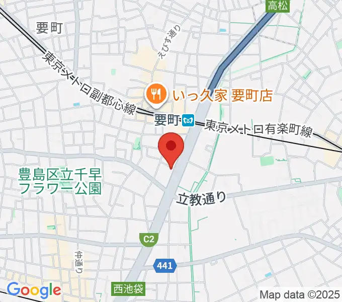 黒坂音楽工房の地図