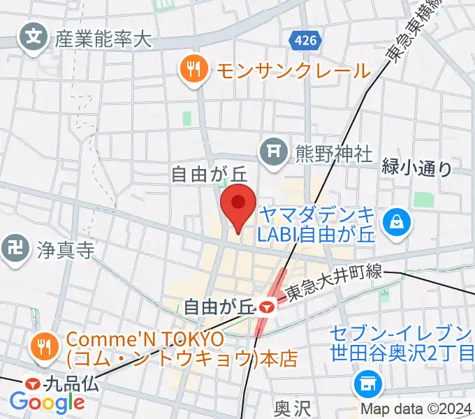 ラマンダ シャンソン教室の地図