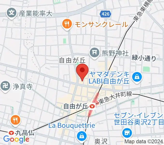 ラマンダ シャンソン教室の地図