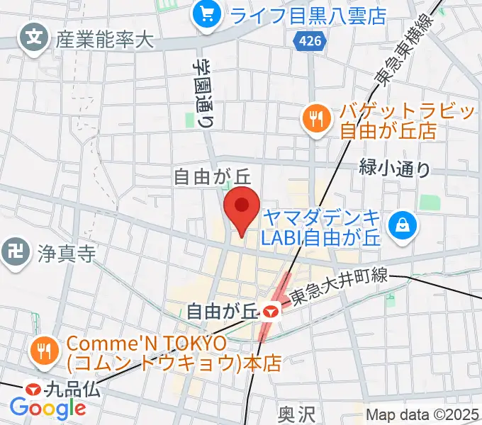 ラマンダ シャンソン教室の地図